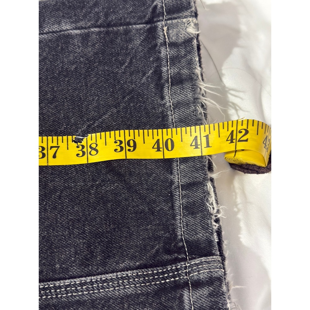 BDG Cargo Jeans Women 28W Black Baggy Wide Leg Urban‎ Outfitters Sz M - Picture 10 of 11